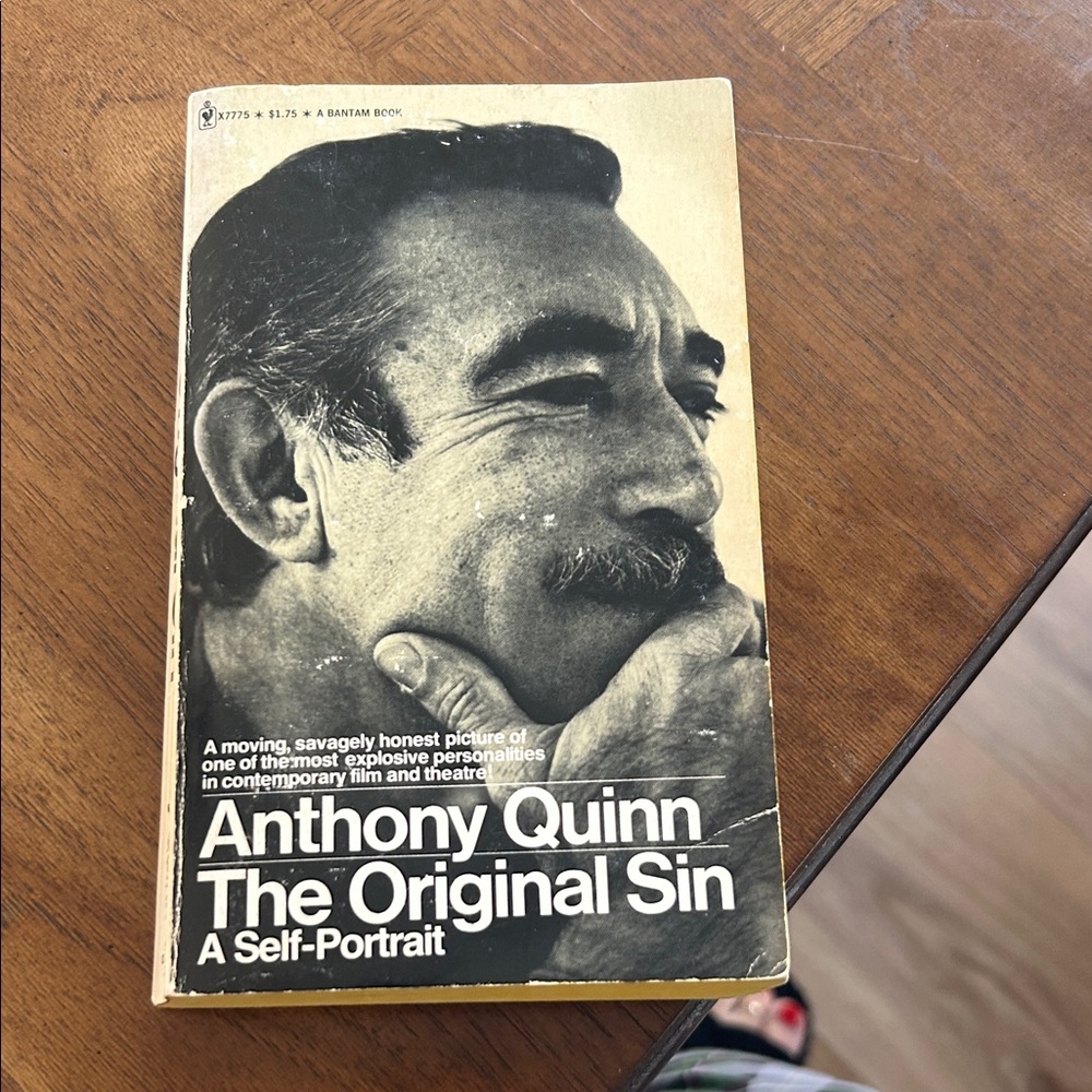 Anthony Quinn The Original Sin Paperback